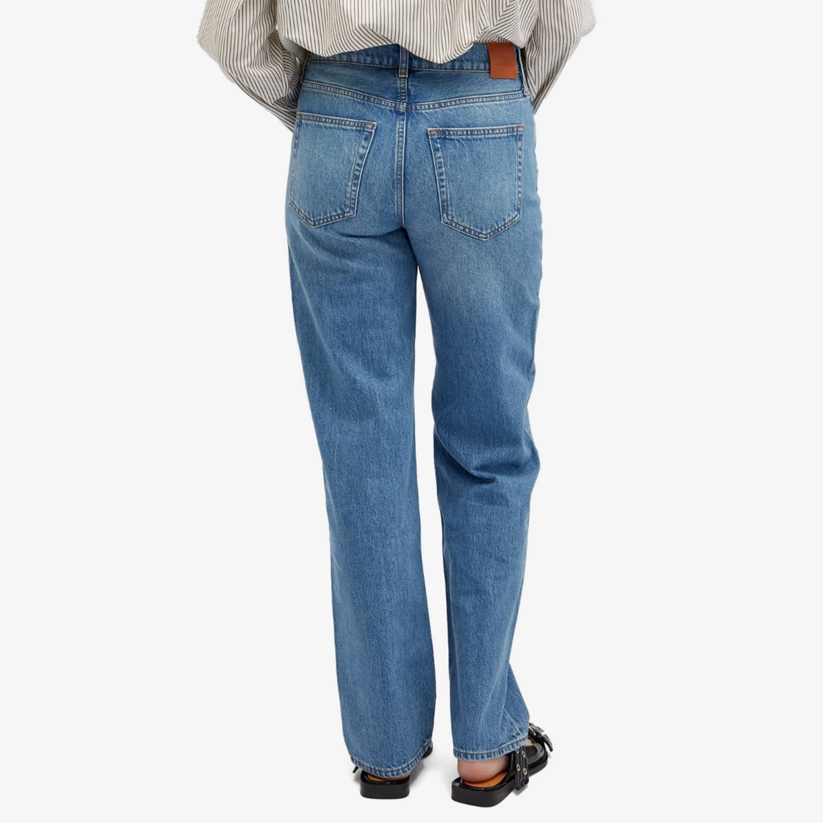 Shop Anine Bing Jeans With Belt Loops