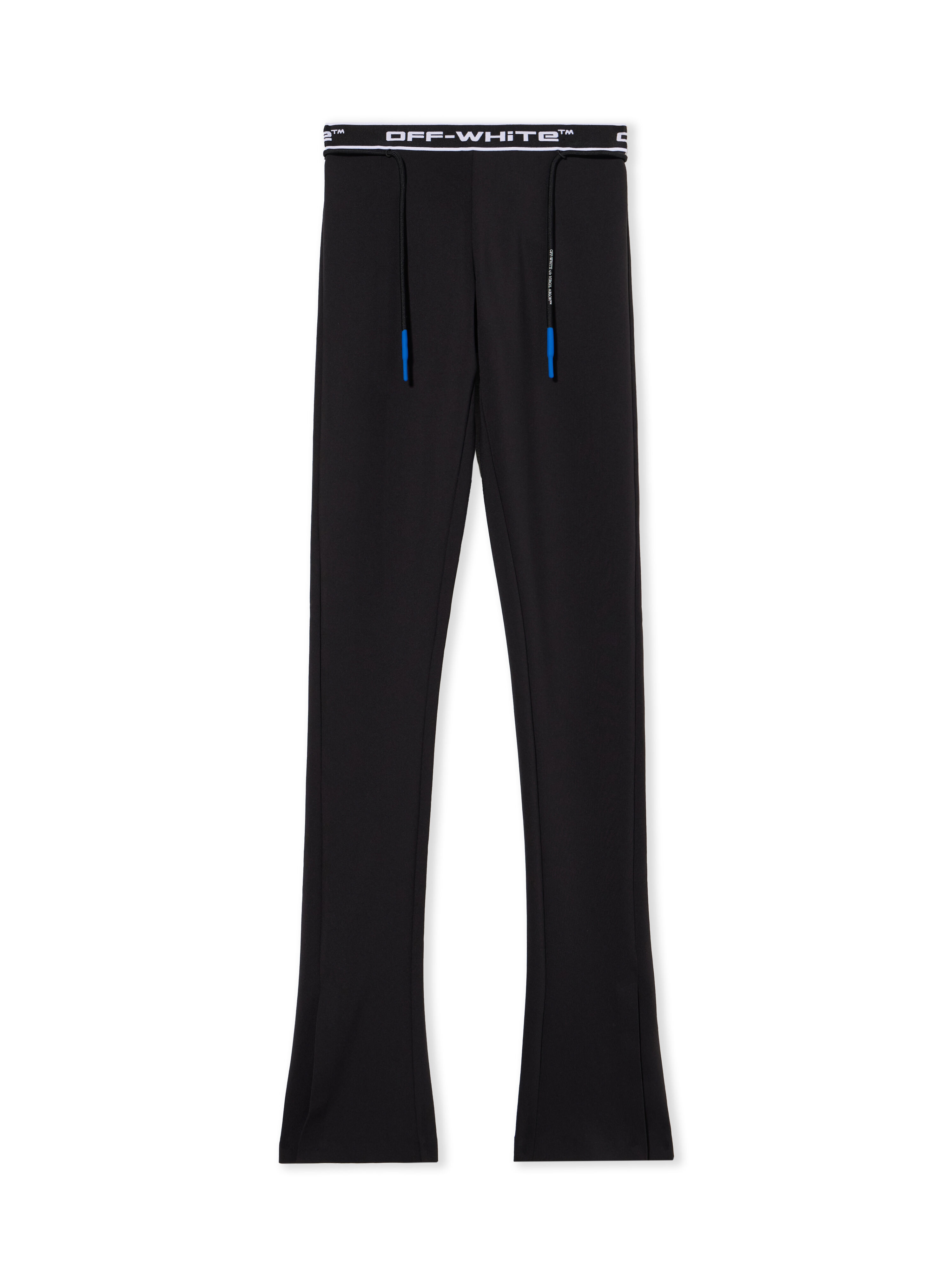 Off-white Logoband Split Leggings In Black