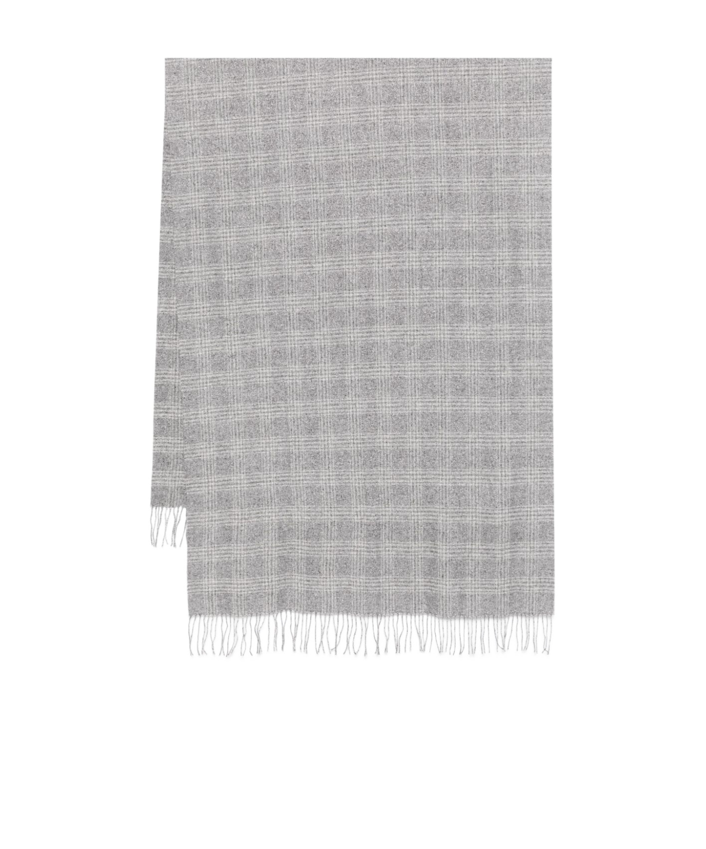Brunello Cucinelli Lurex Scarf In Gray