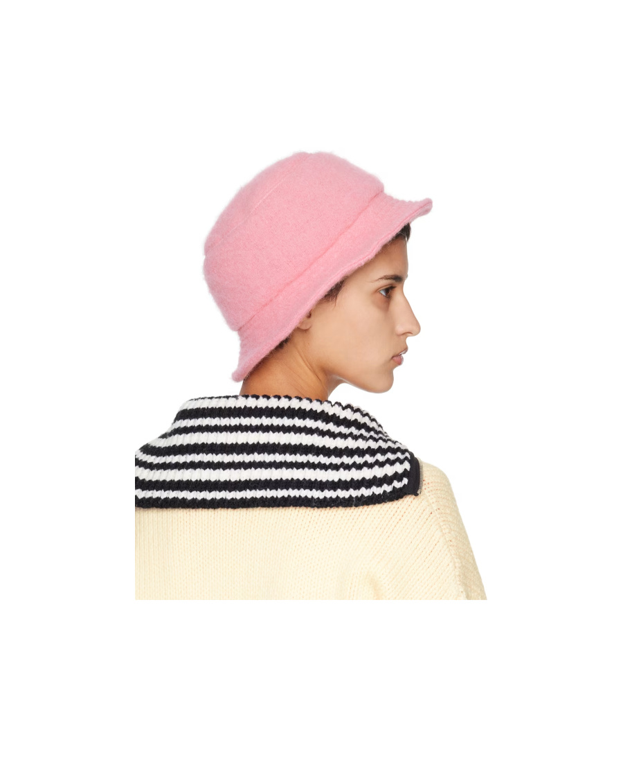 Marni Quilted Fisherman's Hat In Nude