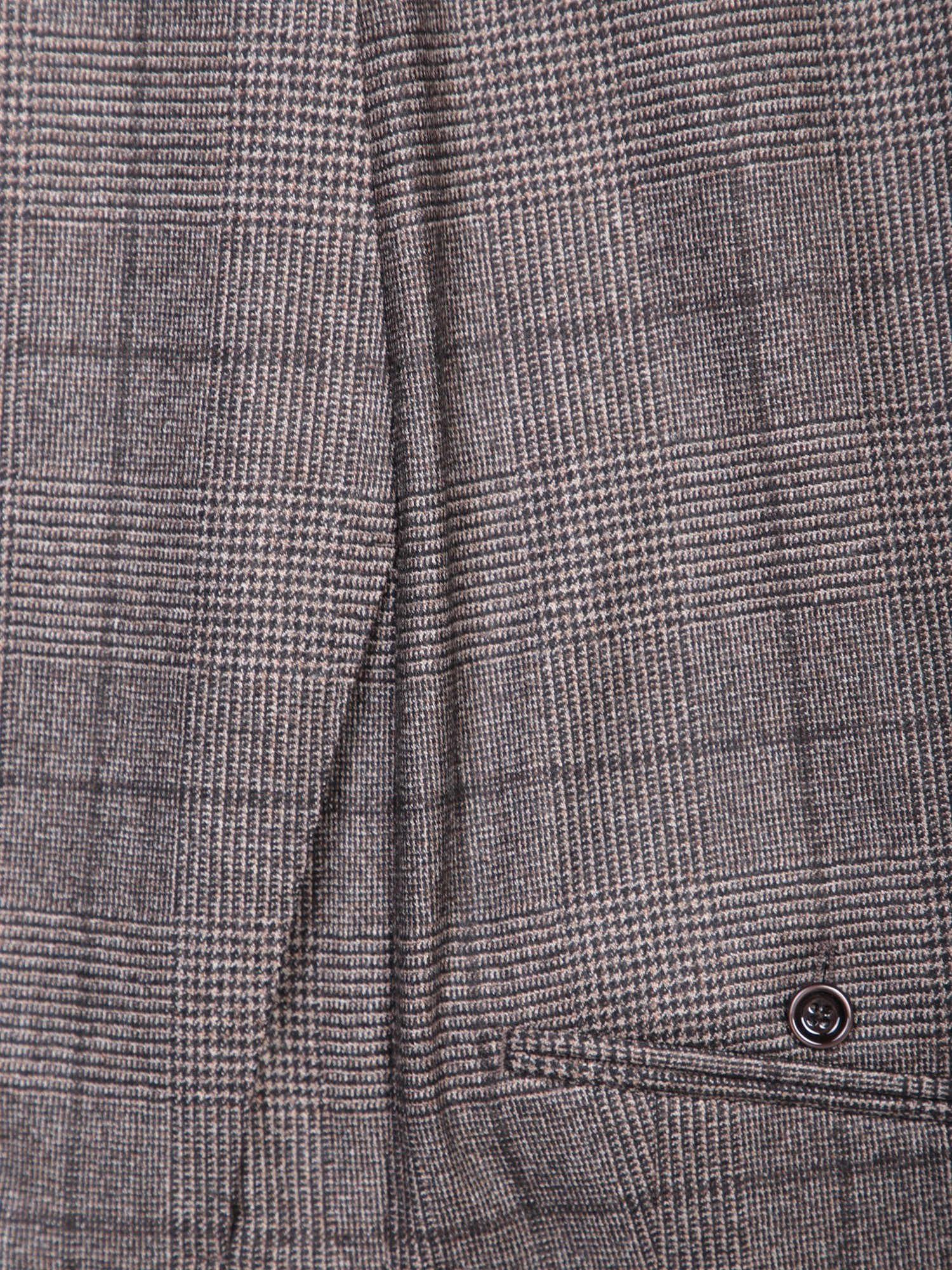 Lardini Check Pattern Double-breasted Suit In Gray/multicolor