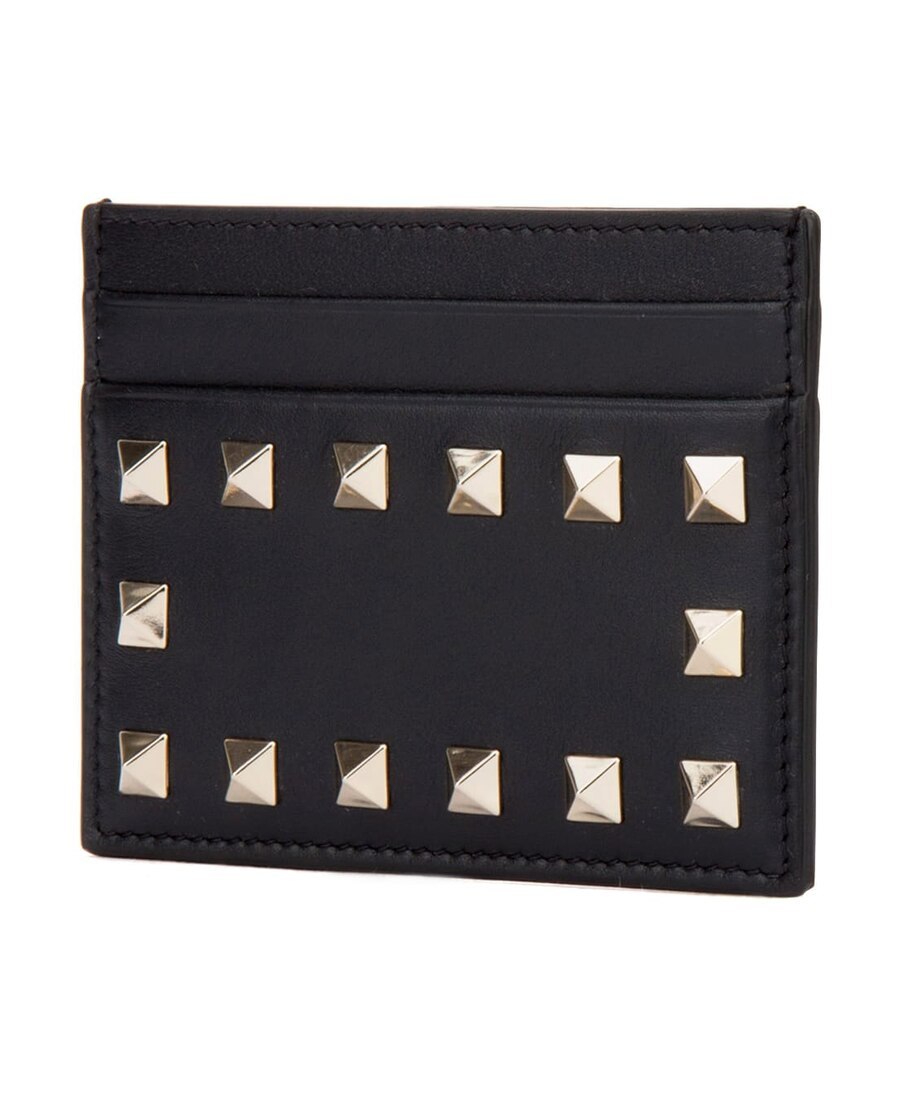 VALENTINO GARAVANI ROCKSTUD DETAIL CARDHOLDER 