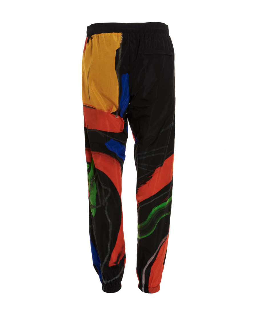 Moschino Pattern Sweatpants In Black
