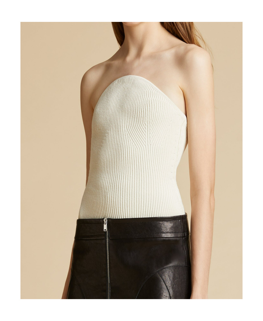 KHAITE KHAITE JERICHO KNITTED TOP