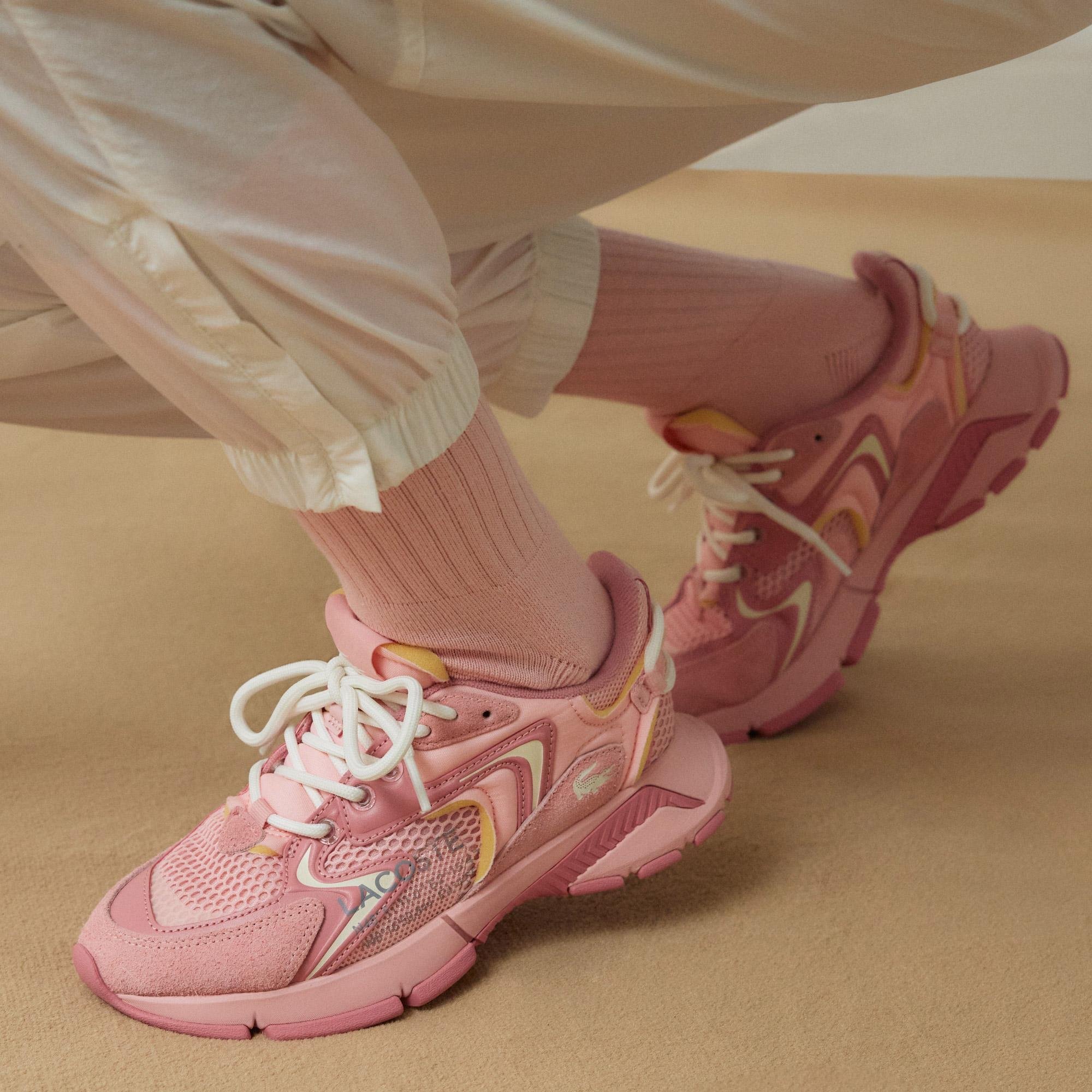 Lacoste Round-head Sneakers In Pink