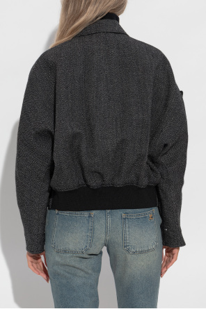Courrèges Long Sleeve Jacket In Black
