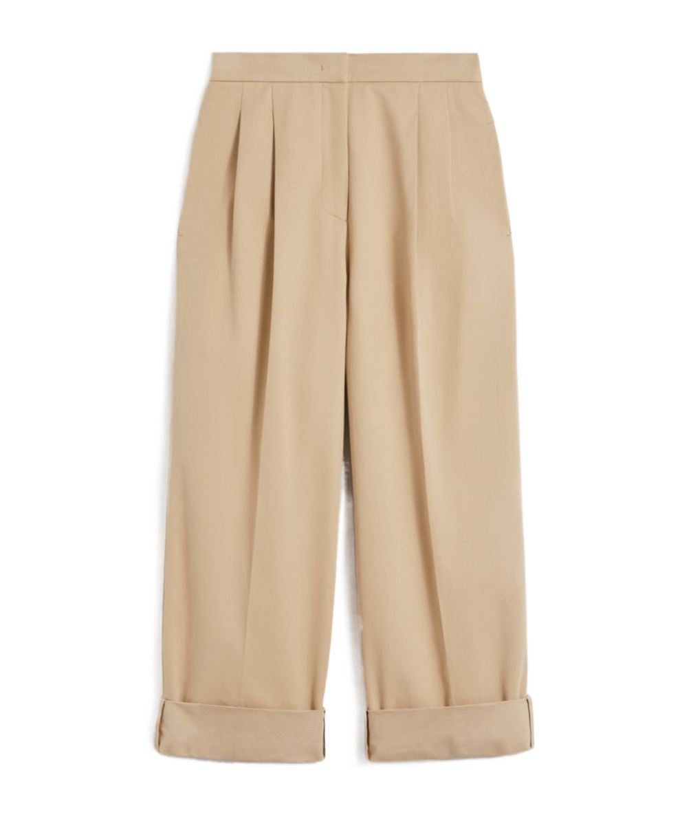 Weekend Max Mara Max Mara Weekend Trousers Beige In Brown