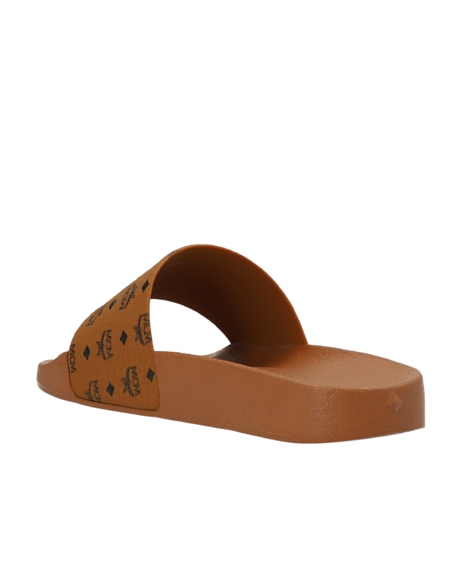 Mcm Monogram-print Pool Slides