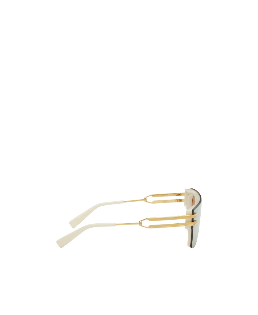Balmain Logo Sunglasses In Nude