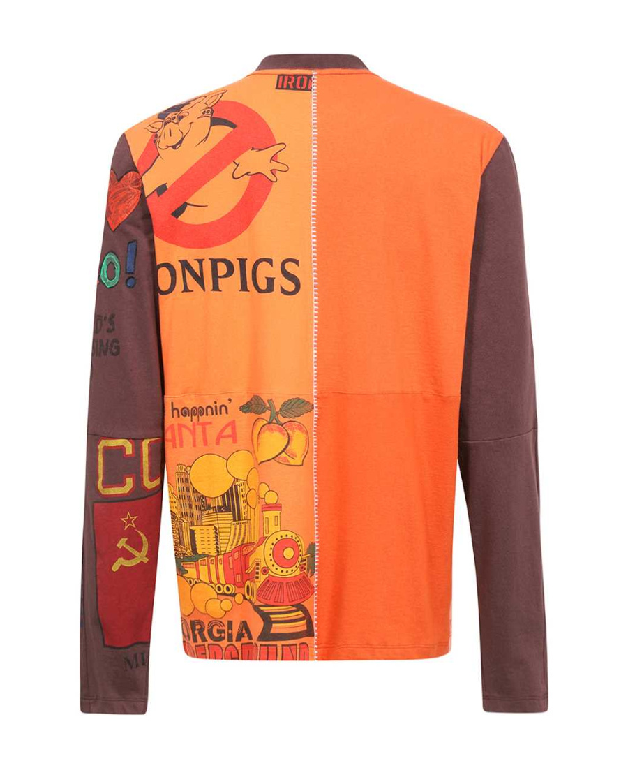 MARINE SERRE GRAPHIC-PRINT COTTON T-SHIRT