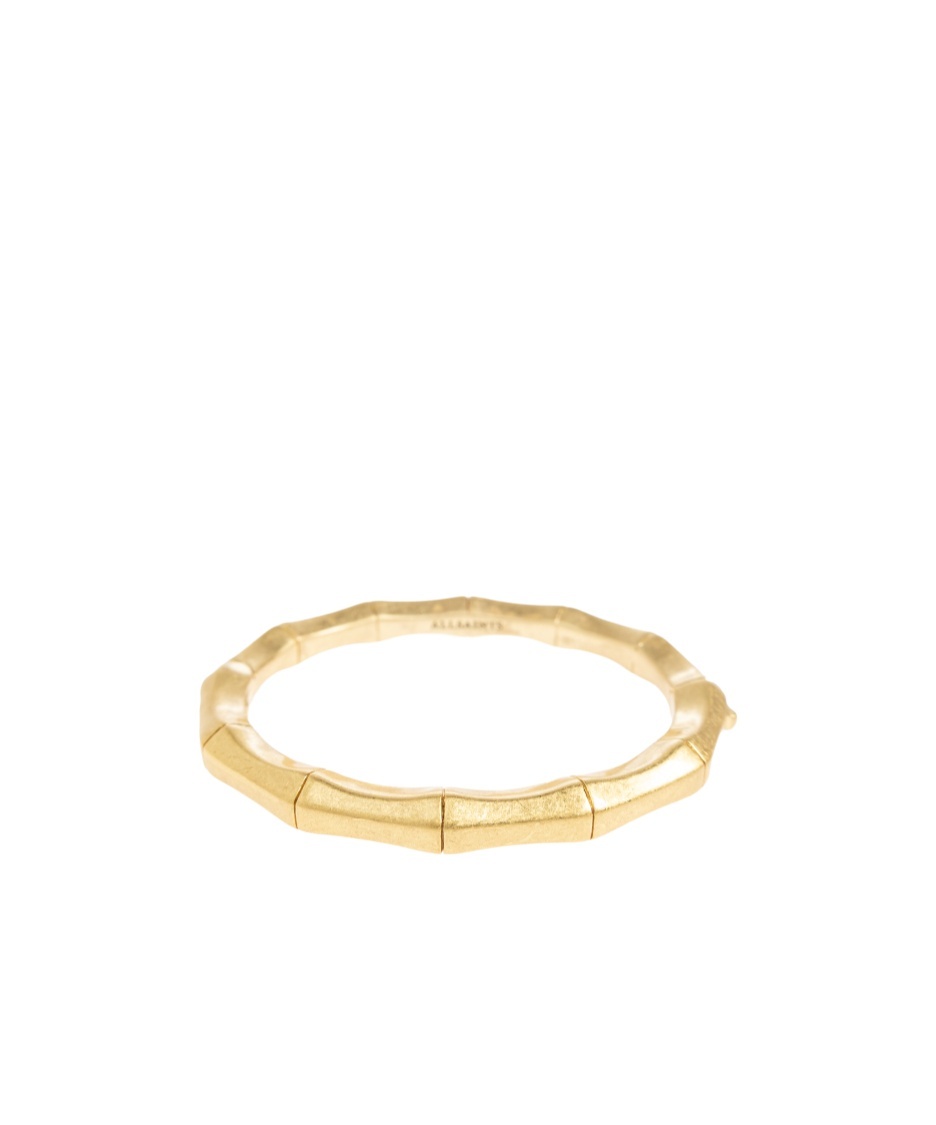 Allsaints Bamboo Ring In Gold