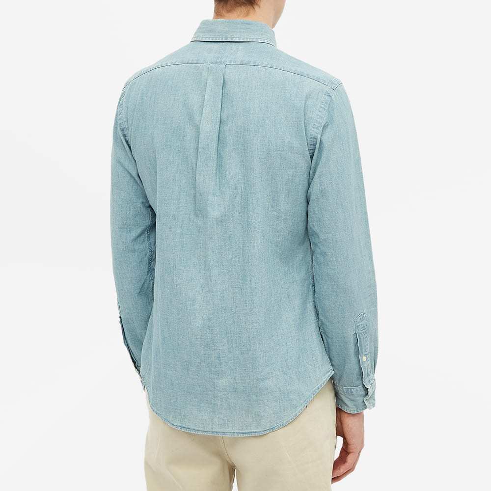 Polo Ralph Lauren Men Light Blue Logo Embroidered Shirt, Xl Luxury Shirts For Men Darveys