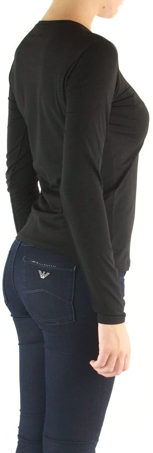 Armani Jeans Logo Details T-shirt In Black