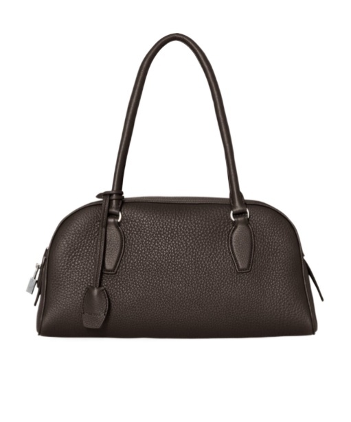 The Row Zippered Handbag In Walnut Shadow