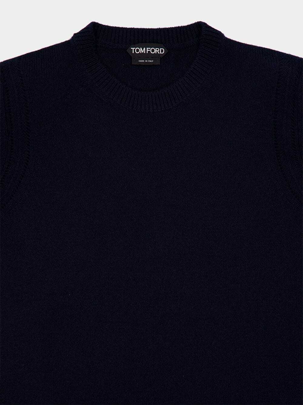 Tom Ford Long-sleeved Sweater In Black