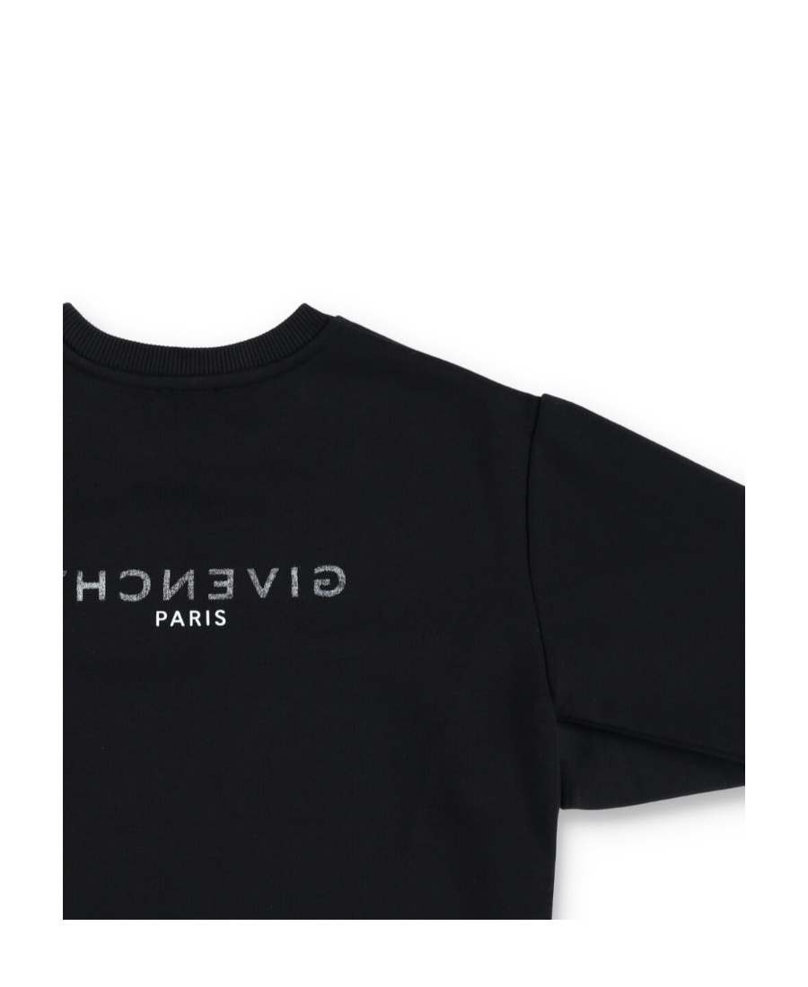 Givenchy Reversed Logo-print Sweatshirt In Black