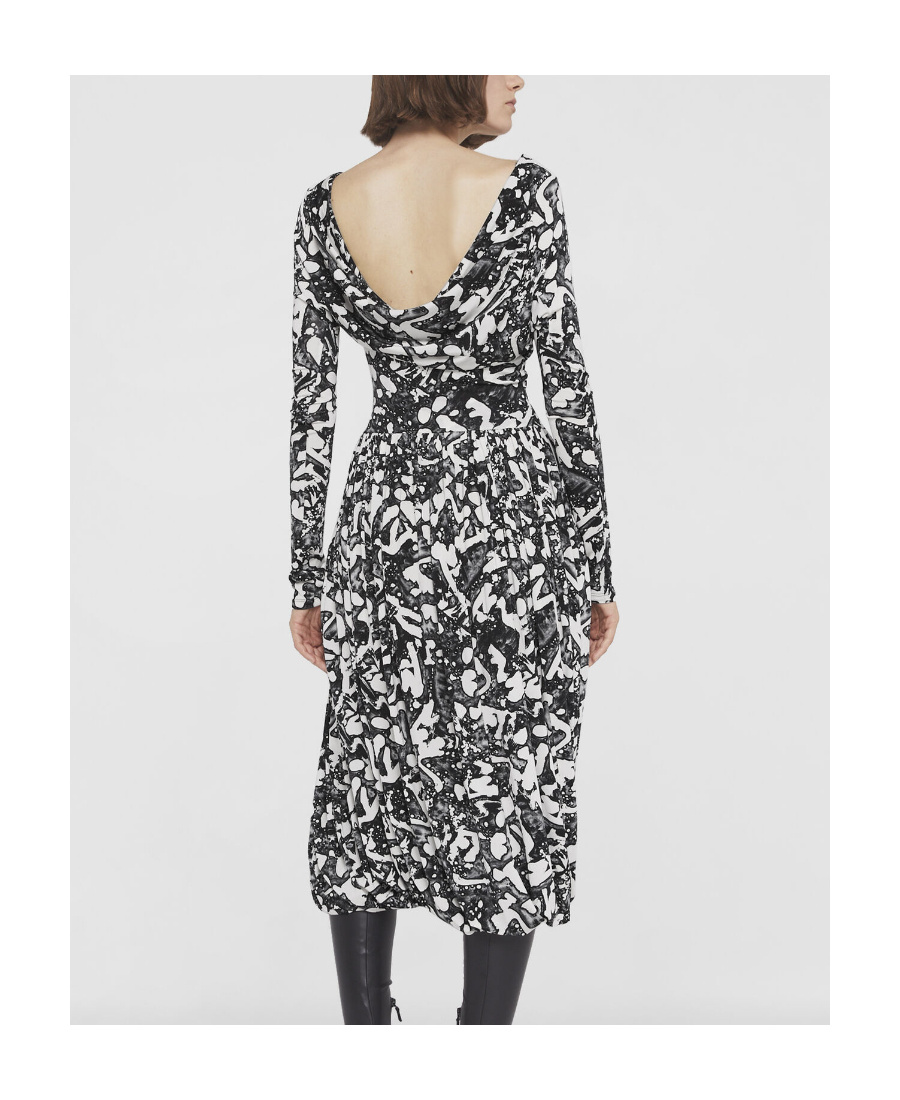 【送料&関税込】Stella McCartney Graphic Printed Jersey Dres Stella Mccartney Graphic-print Jersey Dress In Black | ModeSens