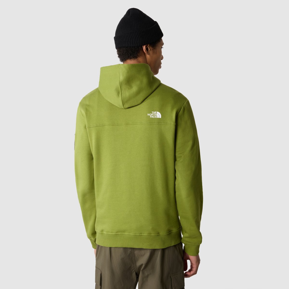 The North Face Fine Alpine Logo-print Cotton Hoodie In Green
