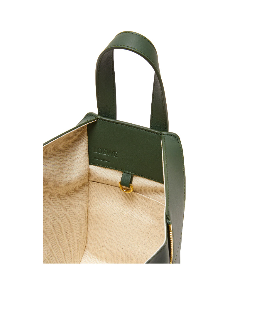 Loewe Womens Bottle Green Hammock Small Leather Shoulder Bag In Green
