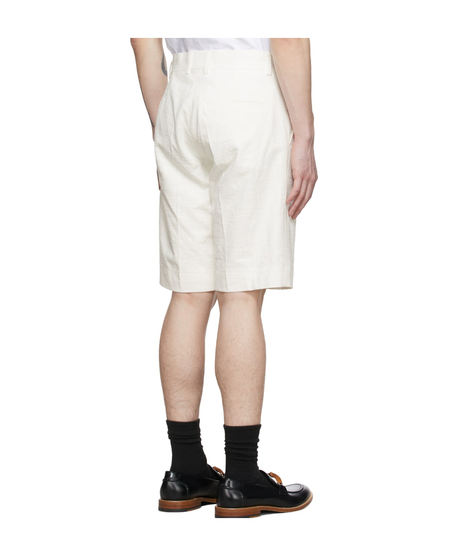Casablanca Off-white Cotton Shorts In White