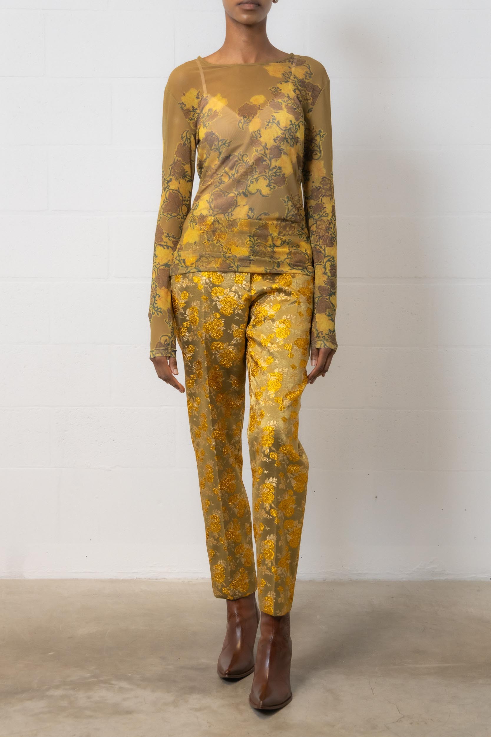 Dries Van Noten Multi-pocket Casual Pants In Brown