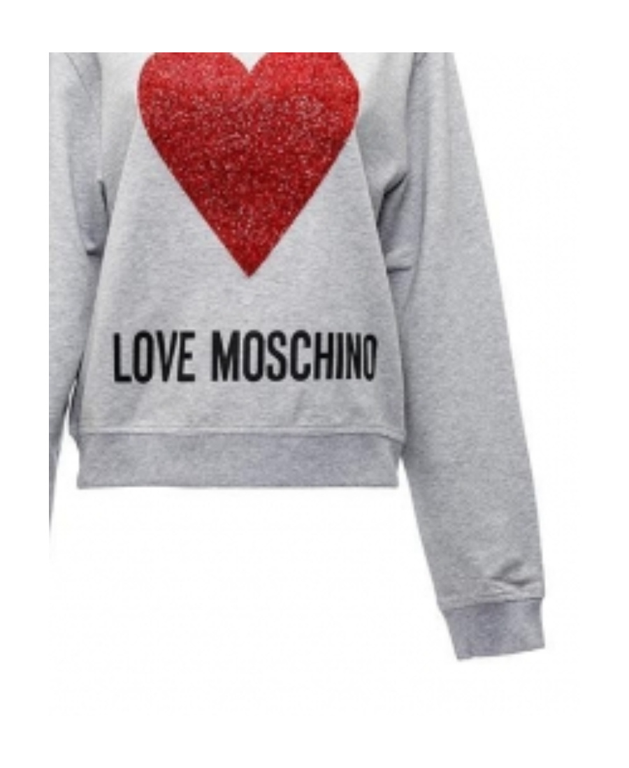 Moschino Printed Pattern Sweater In Gray