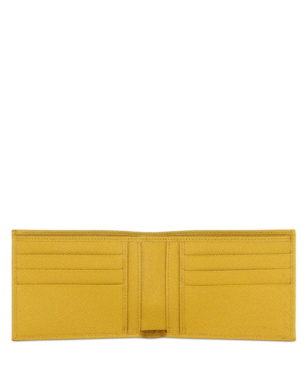 Dolce & Gabbana Logo Details Wallet In Yellow