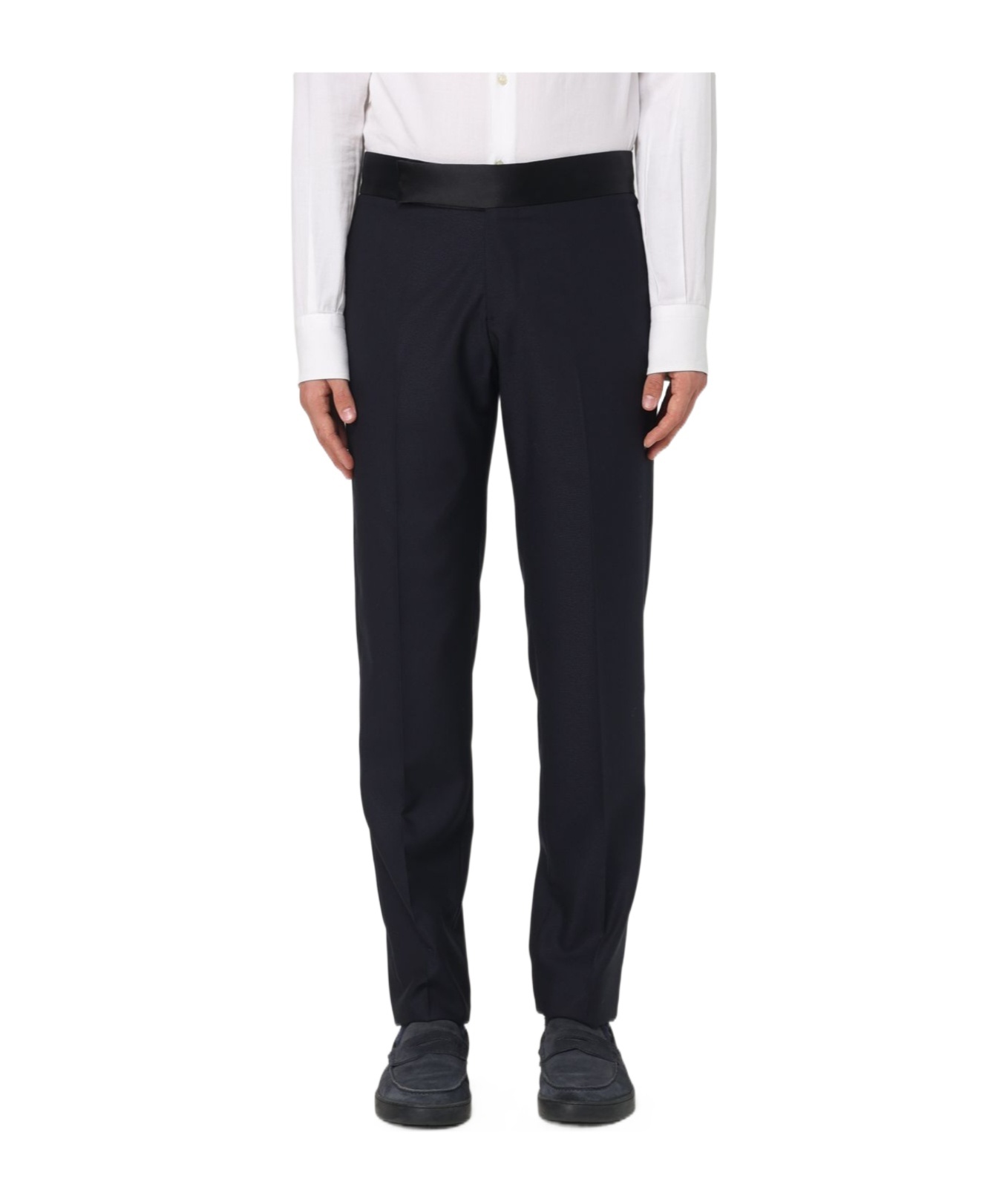Emporio Armani Single-breasted Suit In Black