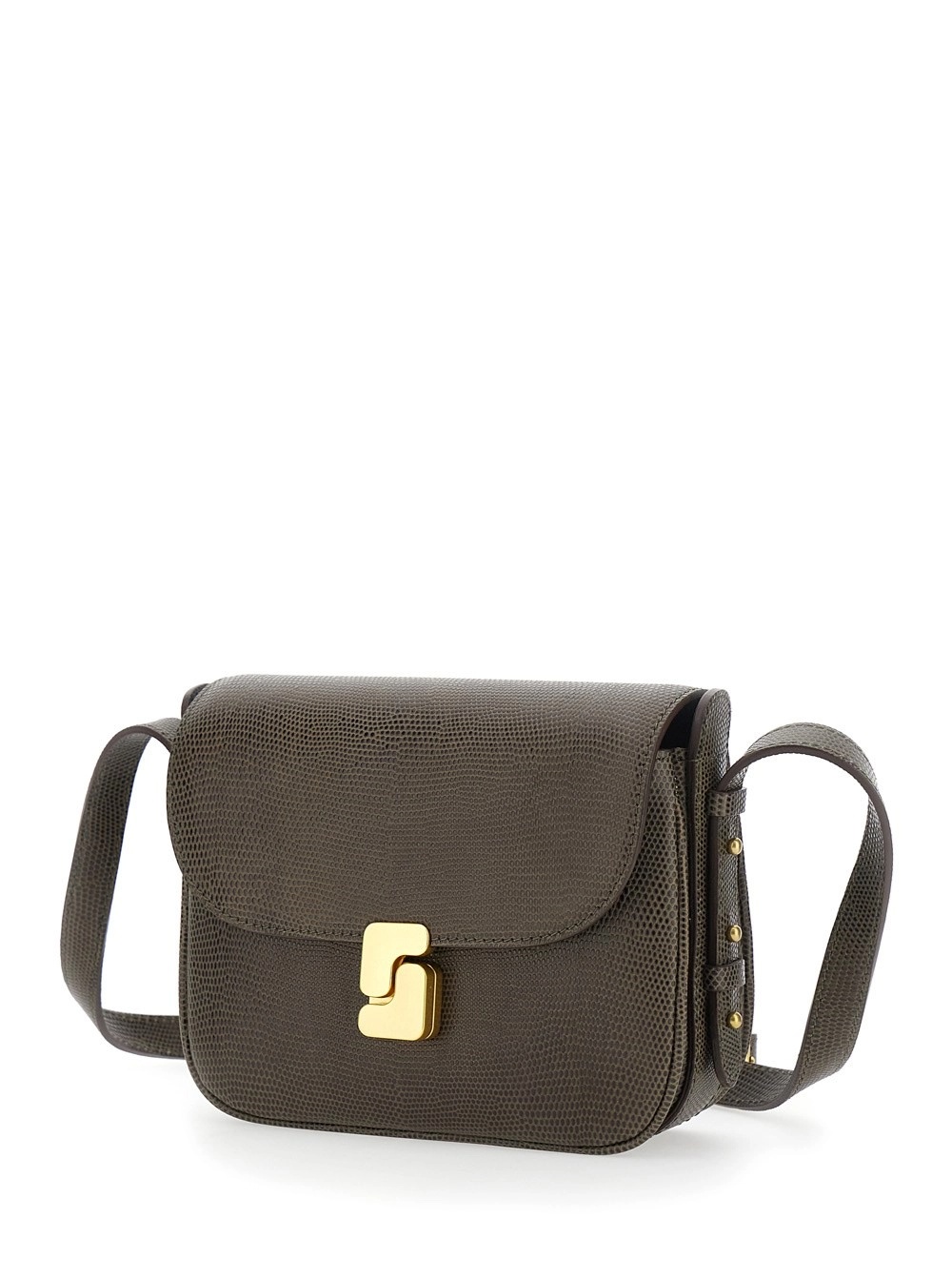 Soeur Flap Shoulder Bag In Black