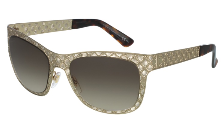 Gucci Logo Details Sunglasses In Multicolor