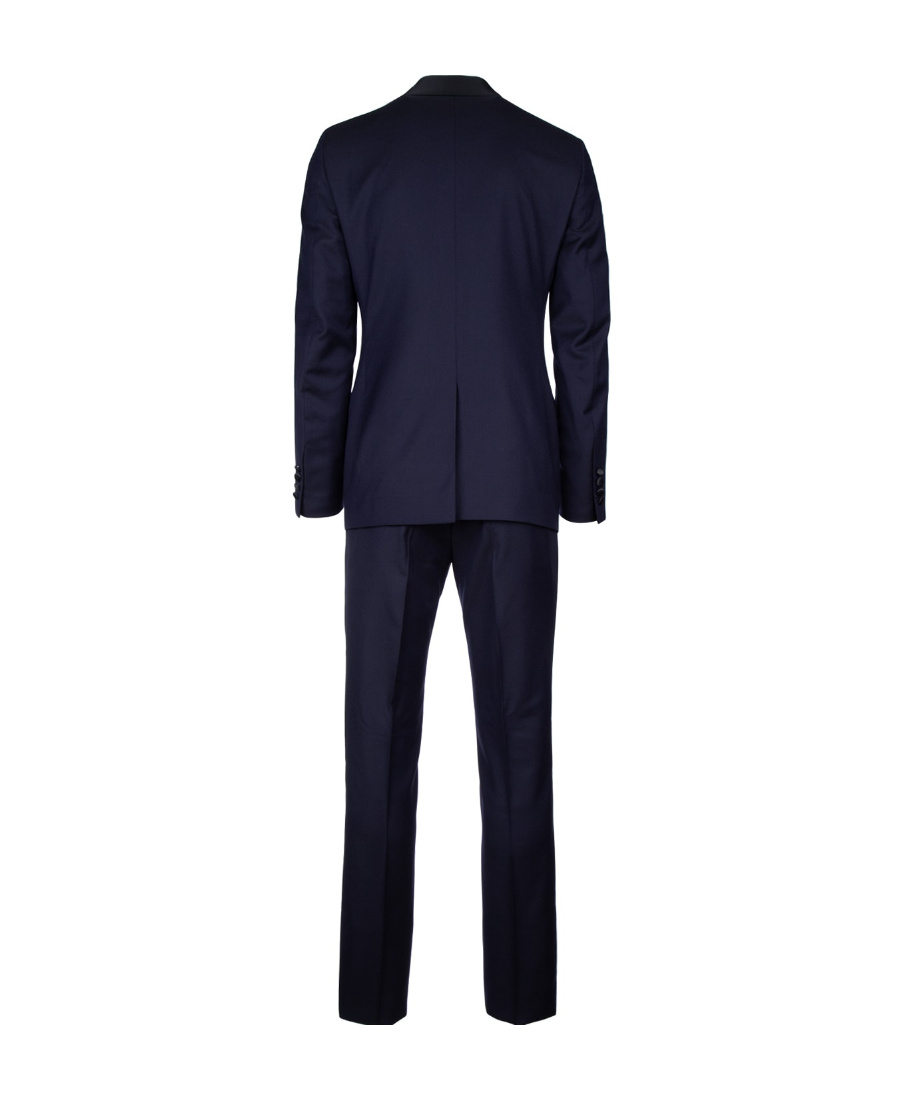 Dior Lapel Suit In Dark Blue