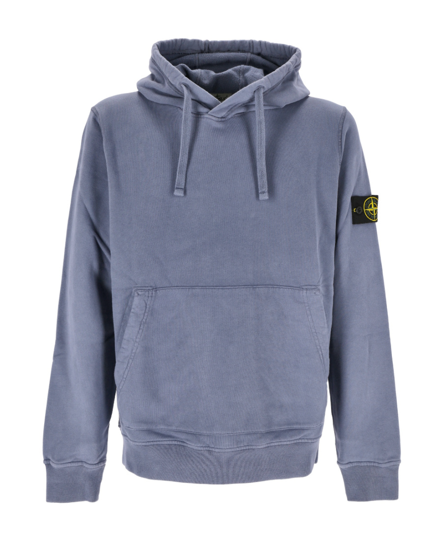 STONE ISLAND COMPASS-PATCH DRAWSTRING HOODIE