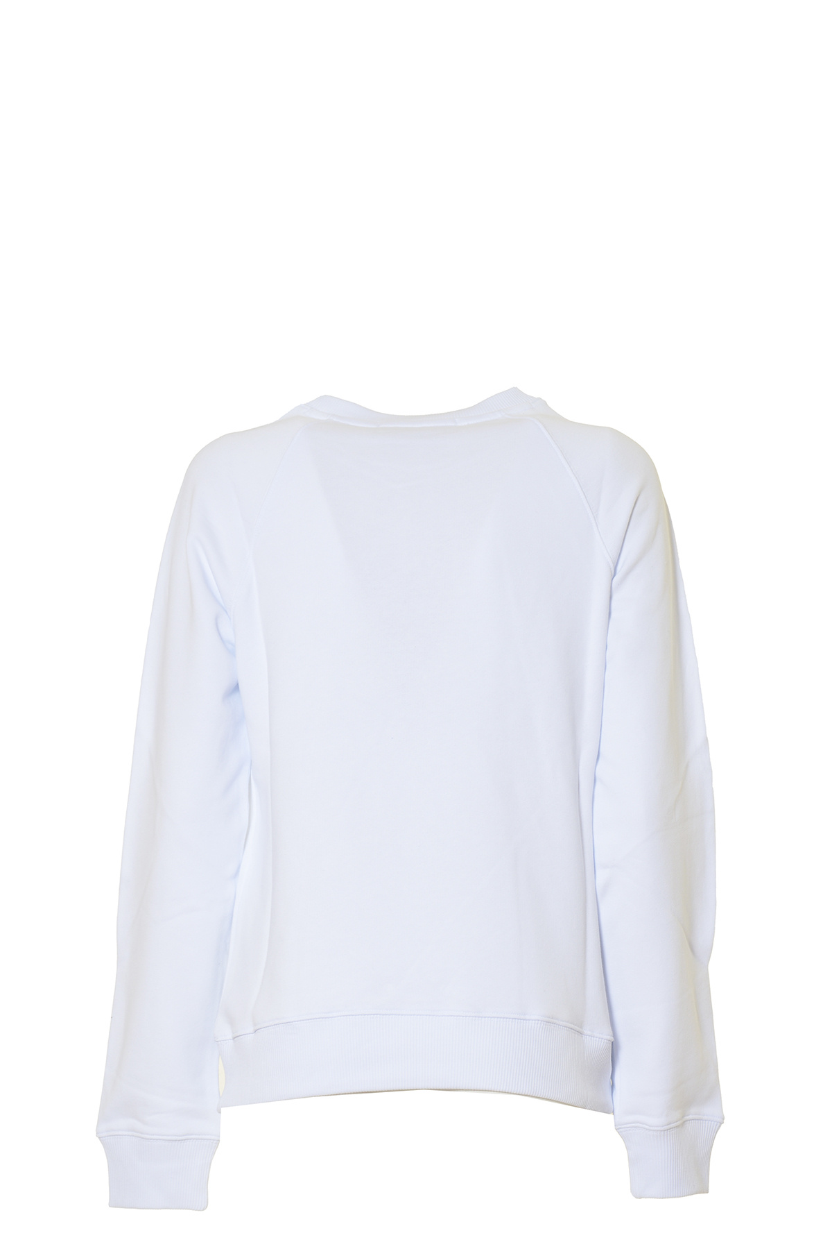 Msgm Round-necked Sweater In White