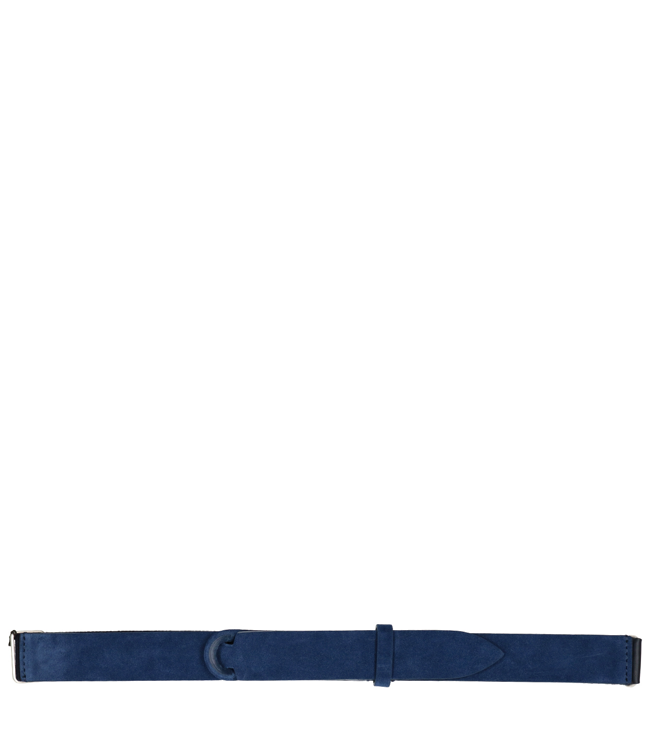 Orciani Dark Blue Logo Belt In Blue