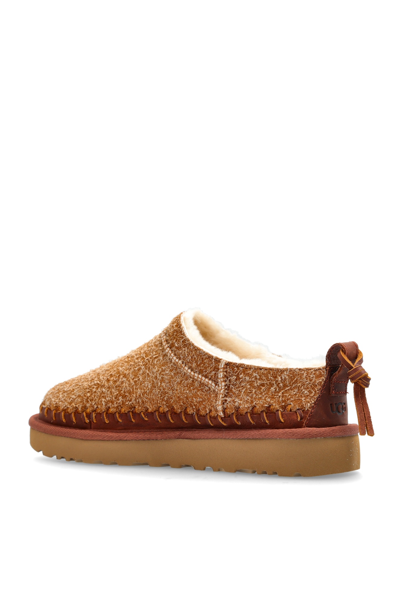 Ugg Round Toe Flat Shoes In Brown