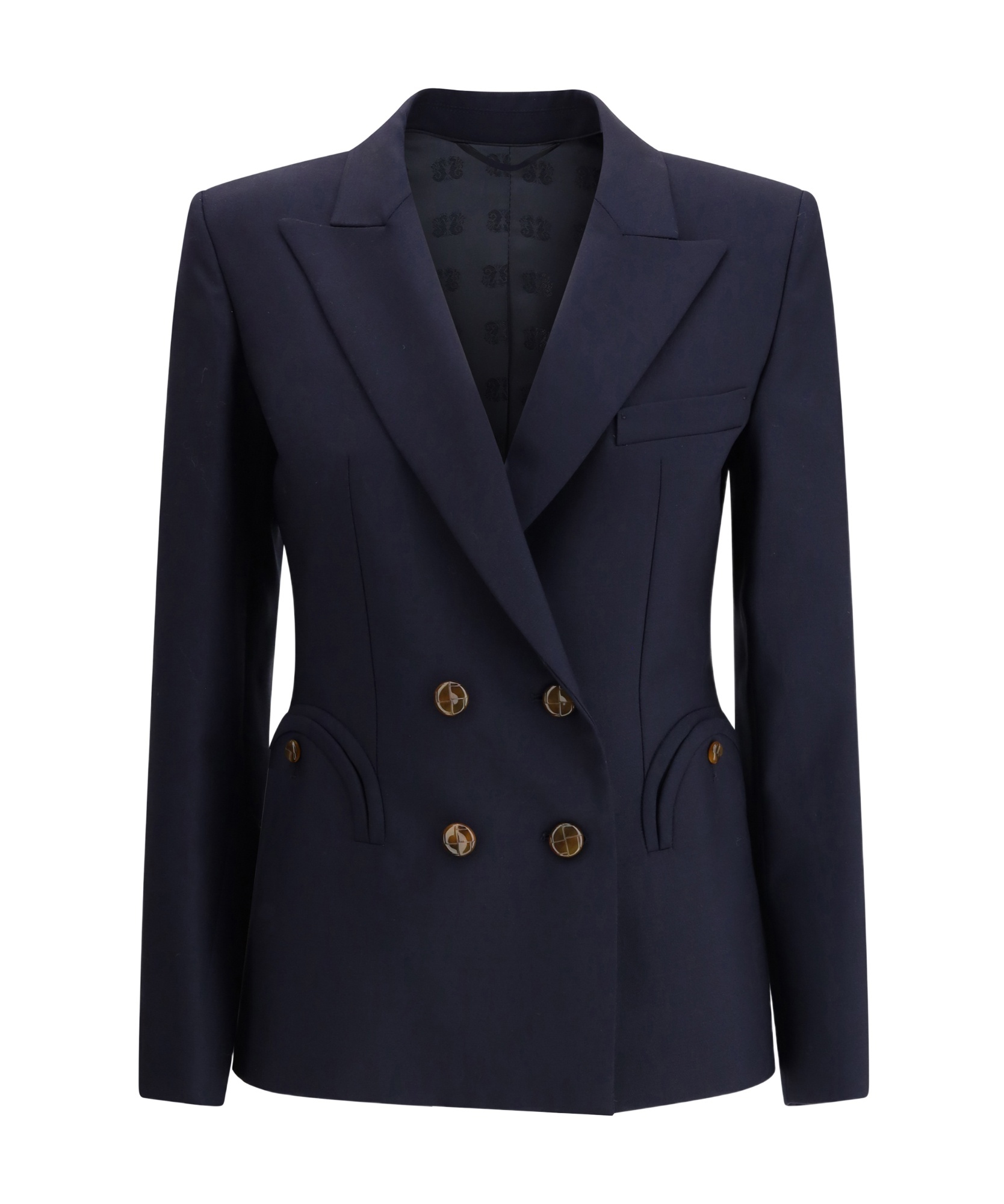 Blazé Milano Long-sleeved Suit Coat In Black