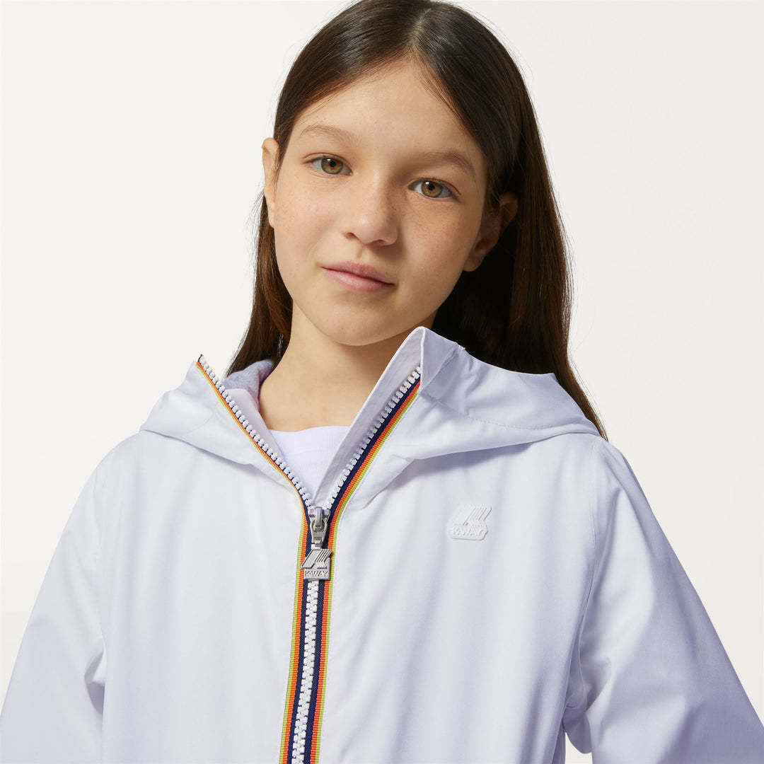 K-way Long Sleeved Jacket In White