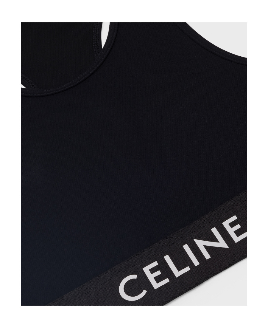 CELINE CELINE TECHNICAL JERSEY BRA TOP