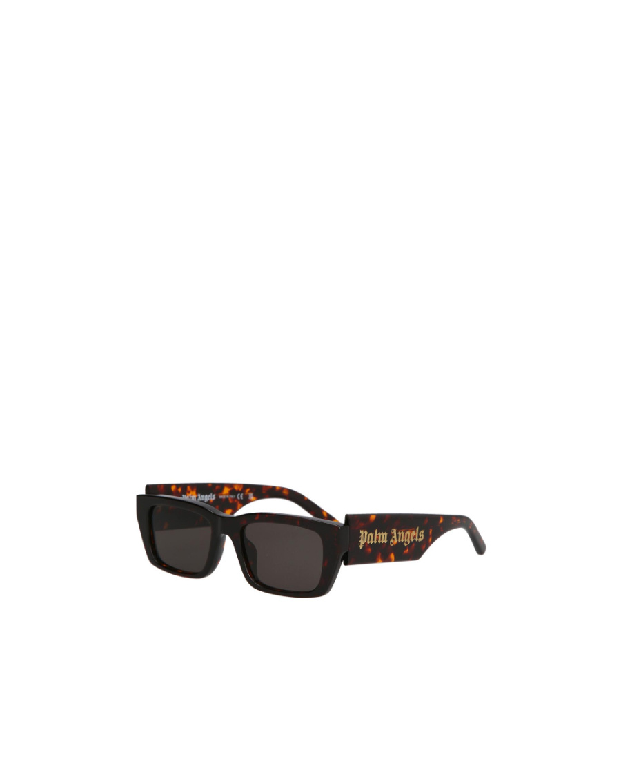 Palm Angels Tortoiseshell-effect Palm Sunglasses In Black