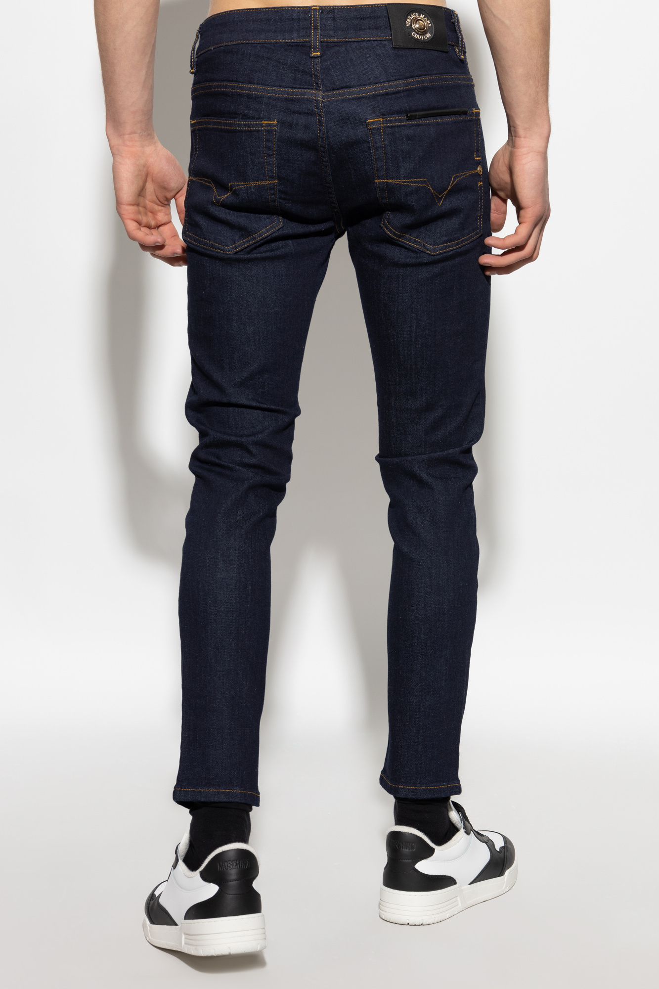 VERSACE JEANS VERSACE JEANS COUTURE SLIM FIT DESIGNER JEANS