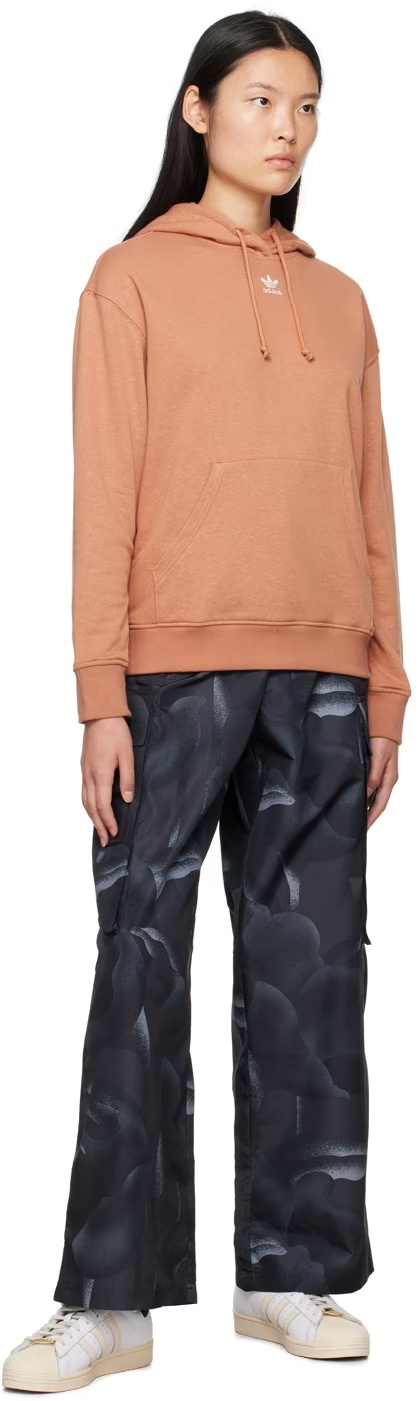 Adidas Originals City Escape Cargo Printed Casual Pants In Black