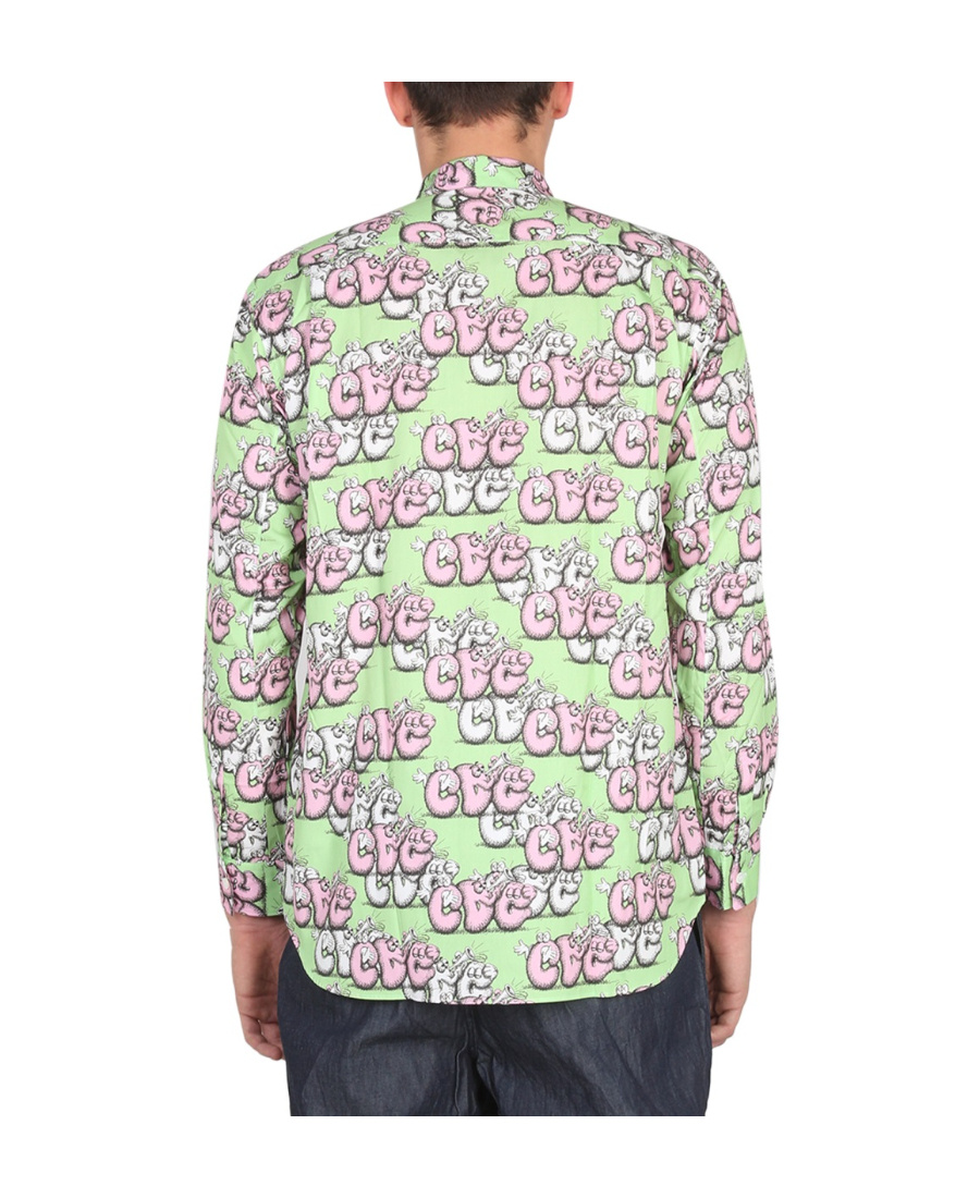 Comme Des Garçons X Kaws Reversible Padded Jacket In Multicolor