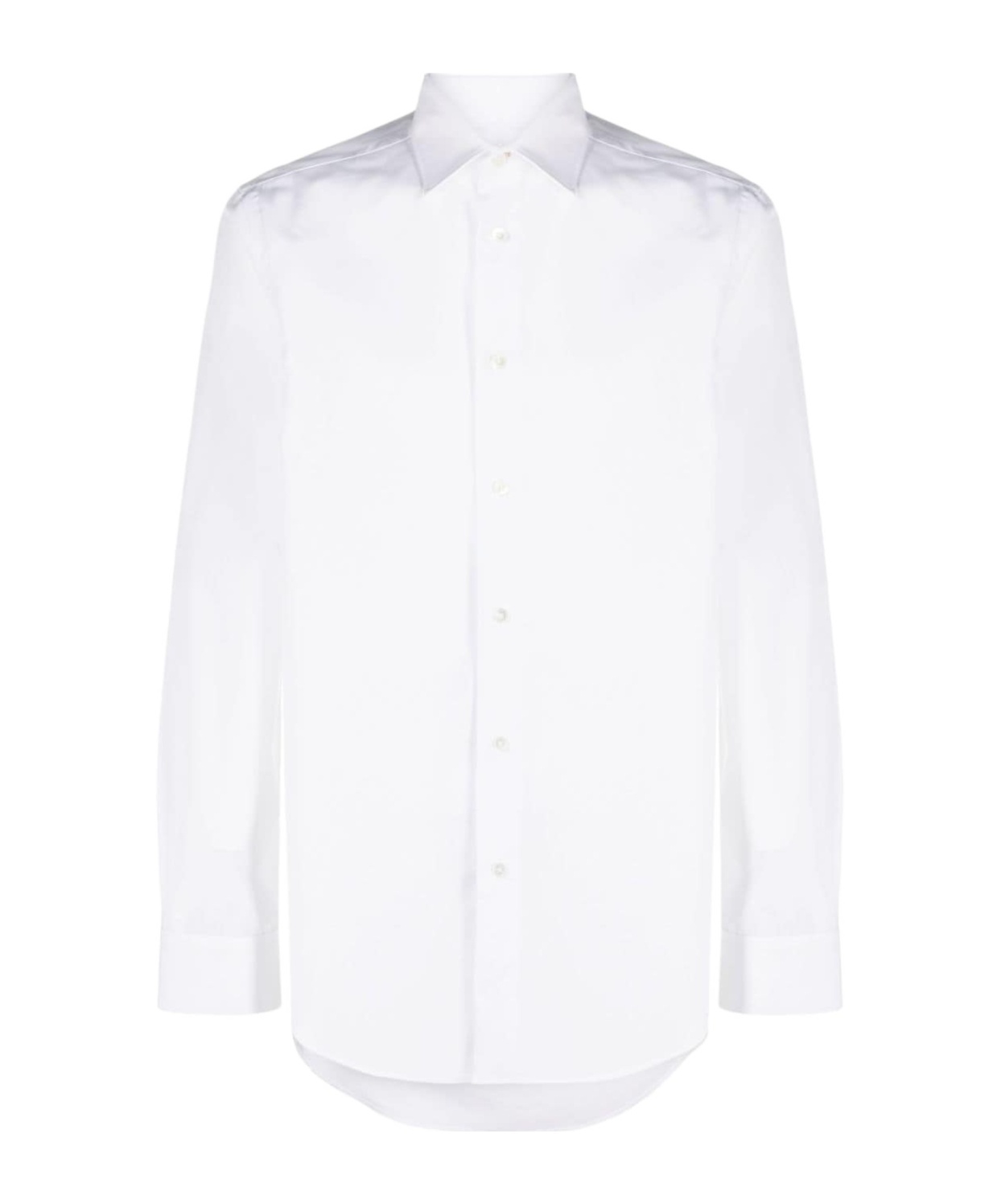 PAUL SMITH SIGNATURE STRIPE-CUFF COTTON SHIRT