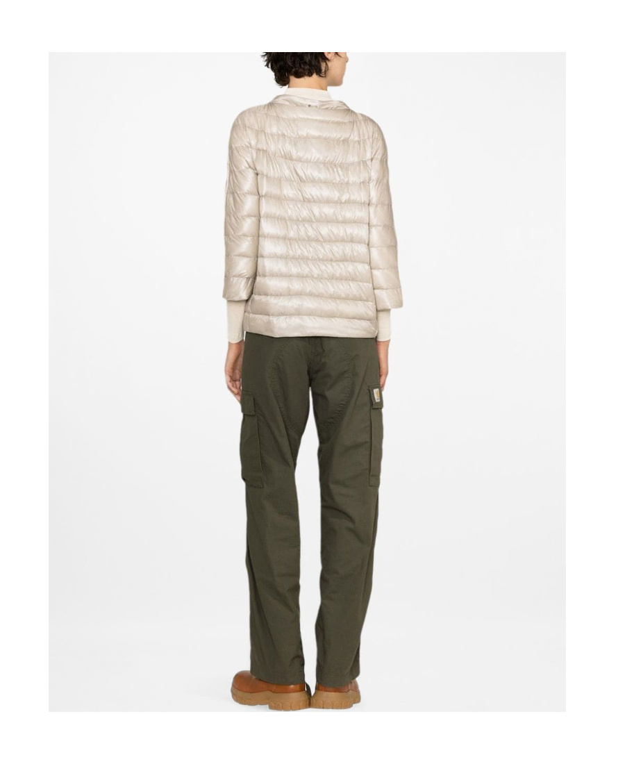 Herno Reversible Nylon Down Jacket In Nude