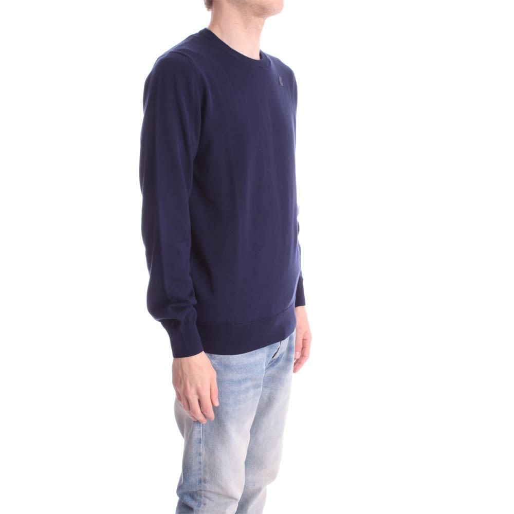 K-way Round Neck Pullover Sweater In Black