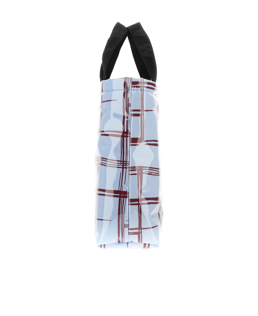Marni Checked Padded-design Tote Bag In Multicolor