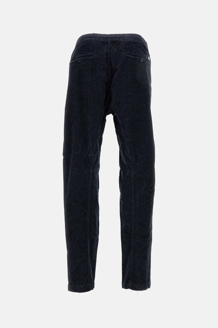 C.p. Company Cargo Pant In Corduroy In Black