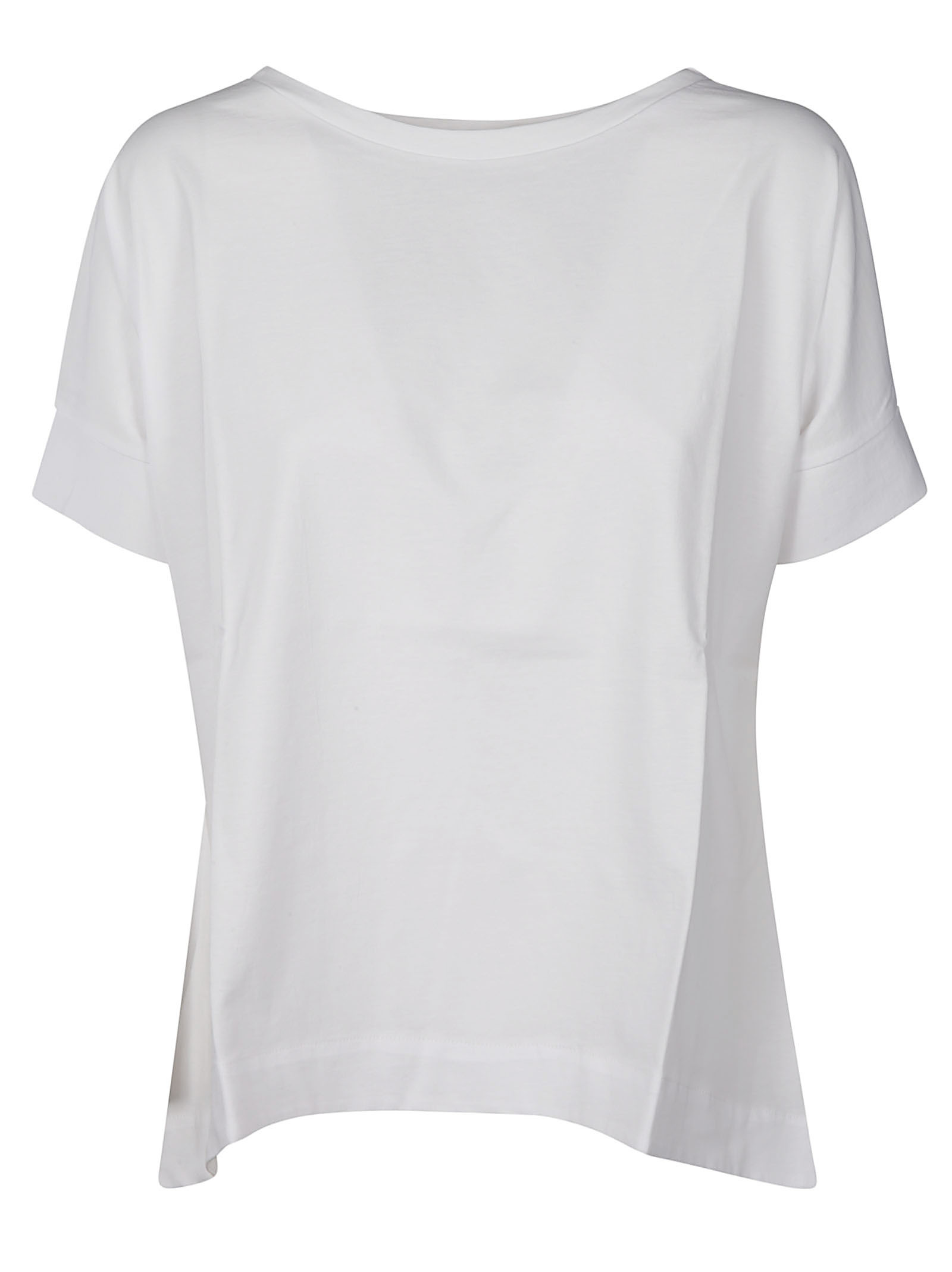 Aragona T-shirt With Round Neck And Short Sleeves In White