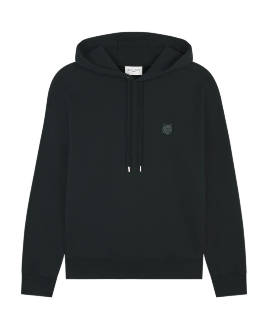 MAISON KITSUNÉ MAISON KITSUNÉ FOX HEAD PATCH DRAWSTRING HOODIE