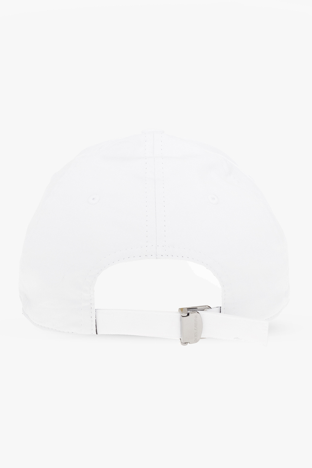 Dolce & Gabbana Logo-plaque Baseball Cap In White